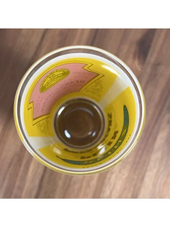 Vintage Pop Art Georges Briard Heinz Baked Beans and Pork Label Beverage Glass - Picture 5 of 13